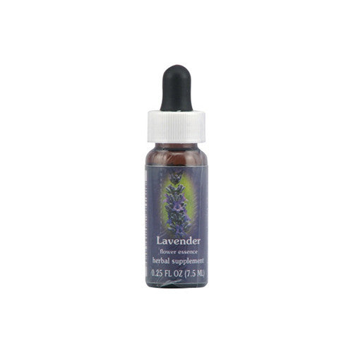 Lavender Herbal Supplement Dropper By Flower Essence - 0.25 Oz